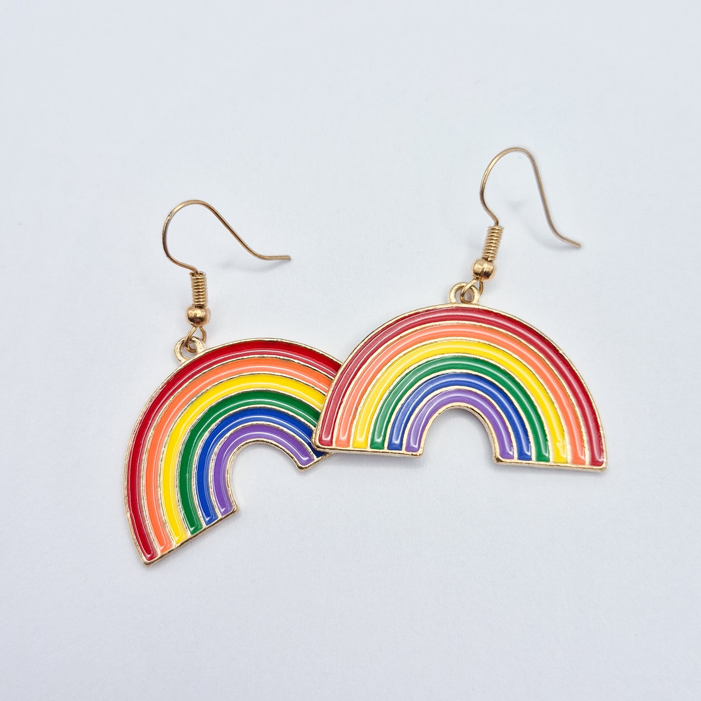 Pride Rainbow Dangle Earrings