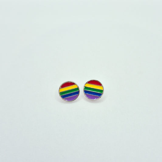 Pride Circle Studs