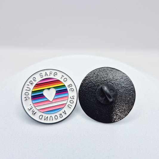 ‘Safe With Me' Pin